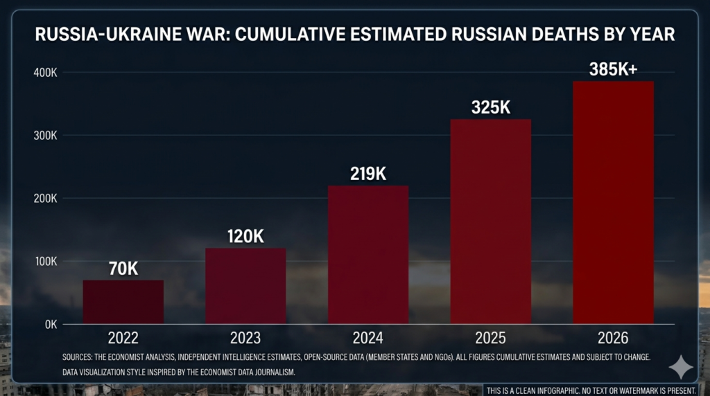 Year-by-Year Casualty Chart (2022–2026)
