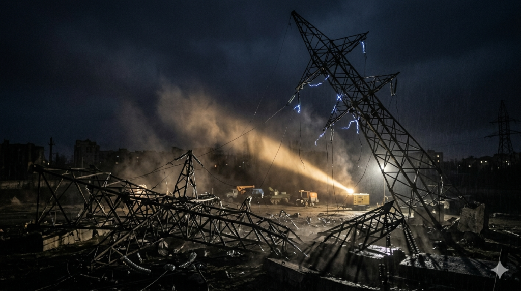 Infrastructure Destruction — Ukrainian Power Grid